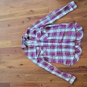 Sam Edelman Plaid Long Sleeve Top - Size XS